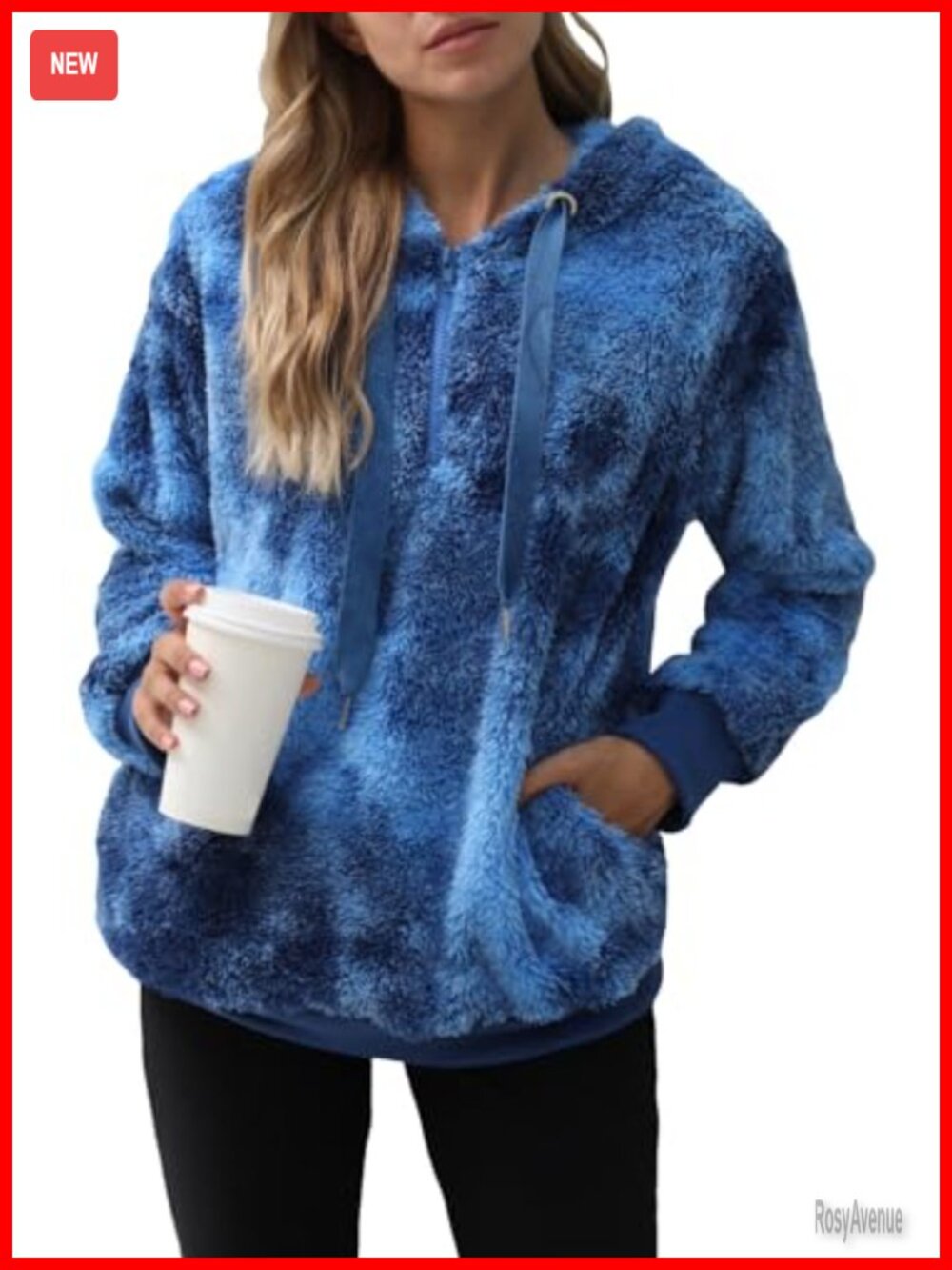 Womens Oversized Sherpa Fleece Pullover Half Zip Hoodie Jacket